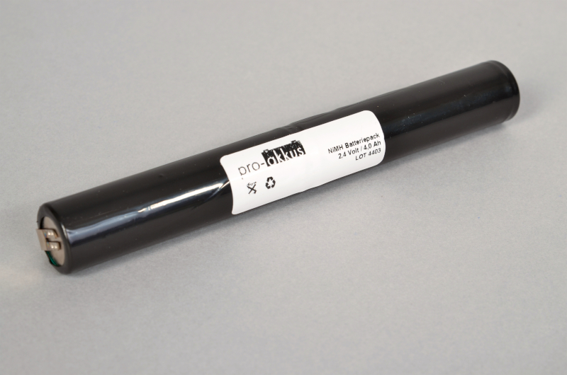 NiMh Notbeleuchtung Akku 2,4V / 4,0Ah passend für Accu:00155123 online bei pro-akkus kaufen