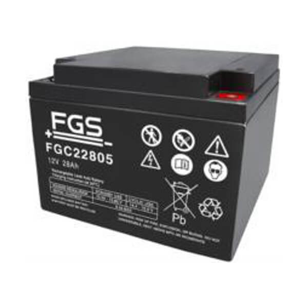 FGS FGC22805 12V 28Ah Blei-Akku / AGM Batterie Zyklentyp FGS FGC22805 12V 28Ah Blei-Akku / AGM Batterie Zyklentyp