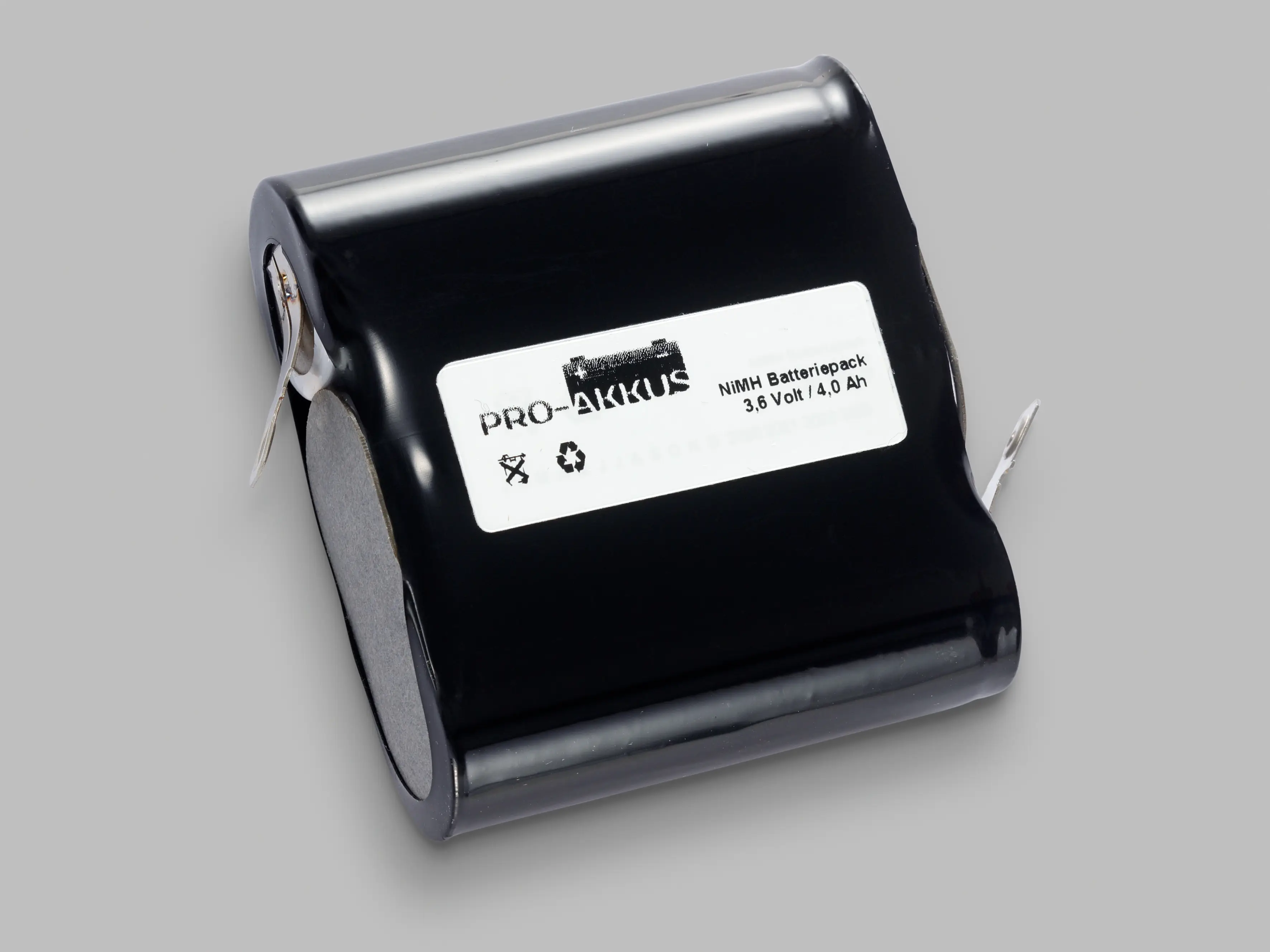 NiMh Notbeleuchtung Akku 3,6V / 4000mAh, 7/5SC, Reihe, Faston +4,8/-4,8mm online bei pro-akkus kaufen