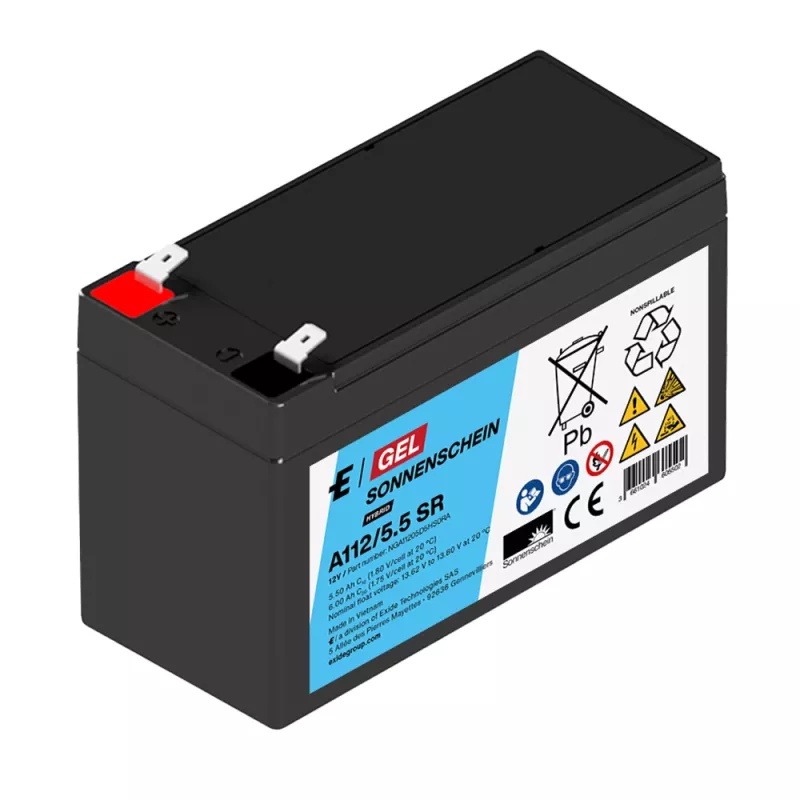 Sonnenschein Hybrid A112/5.5SR S 12V 6Ah Gel-Batterie (VRLA)