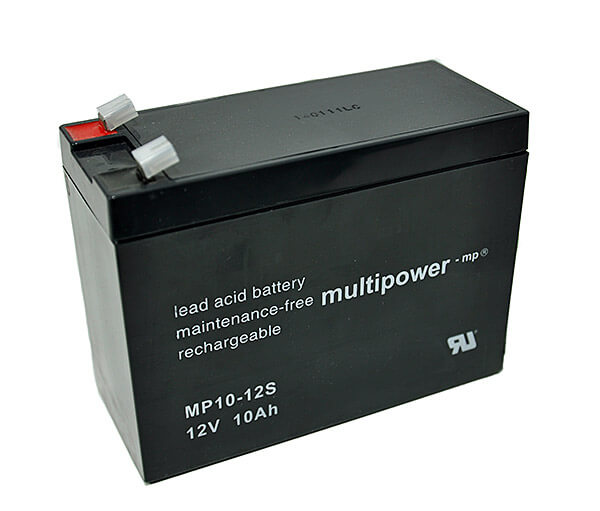 Multipower MP10-12S 12V 10Ah Blei-Akku / AGM Batterie Multipower MP10-12S 12V 10Ah Blei-Akku / AGM Batterie