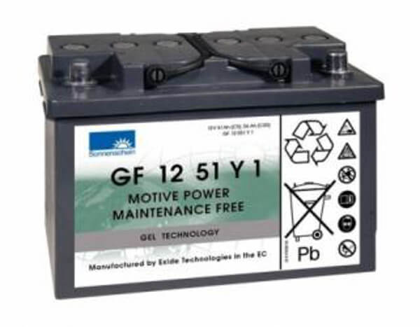 Blei-Gel Akku für 4F Spaltenschieber Limpar SP 94 - 12V 56Ah zyklenfest Blei-Gel Akku für 4F Spaltenschieber Limpar SP 94 - 12V 56Ah zyklenfest