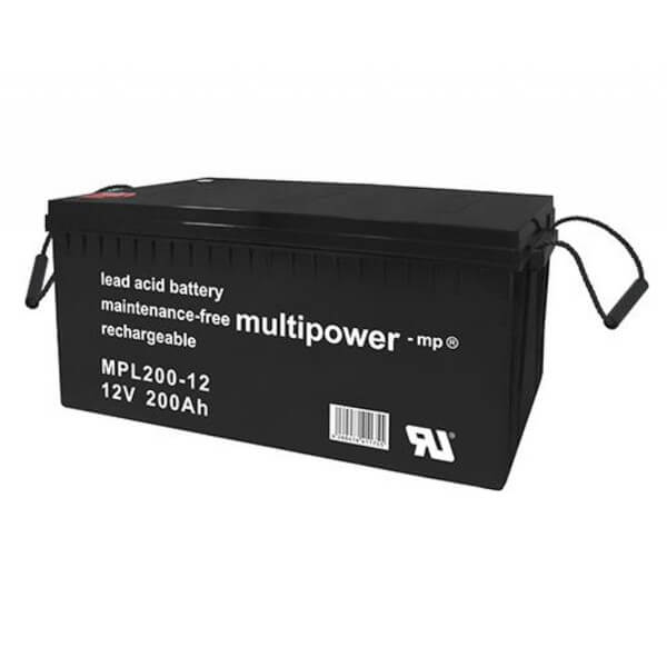 Multipower MPL200-12I - 12V 200Ah AGM Akku LongLife Multipower MPL200-12I - 12V 200Ah AGM Akku LongLife