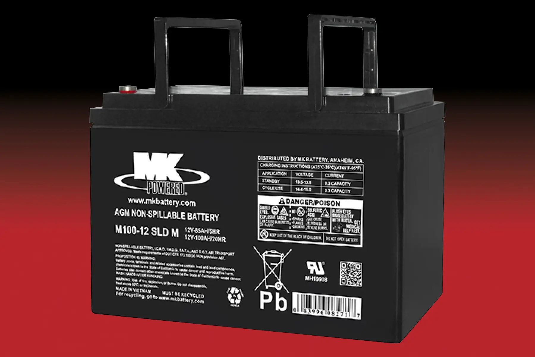 MK Battery M100-12SLDM - 12V | 100Ah Blei-AGM Akku MK Battery M100-12SLDM - 12V | 100Ah Blei-AGM Akku