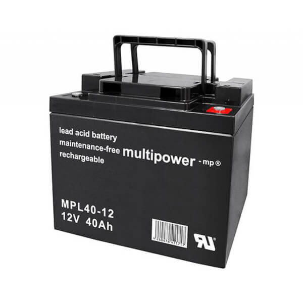 Multipower MPL40-12 - 12V 40Ah AGM Akku LongLife Multipower MPL40-12 - 12V 40Ah AGM Akku LongLife