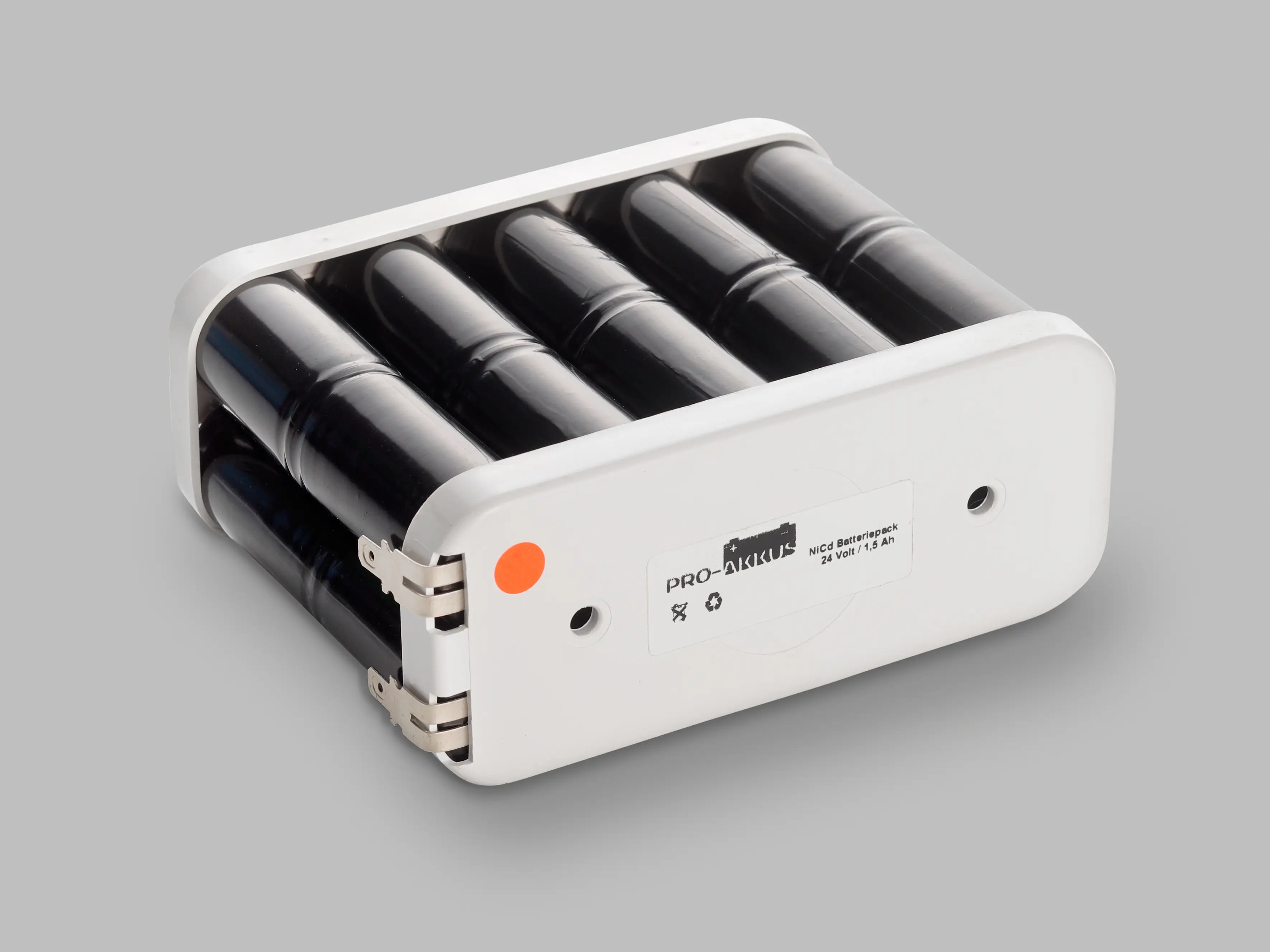 NiCd Rauchwärmeabzugsanlagen Akku 24V / 1500mAh (1,5Ah) 2-reihig mit Faston Stecker NiCd Rauchwärmeabzugsanlagen Akku 24V / 1500mAh (1,5Ah) 2-reihig mit Faston Stecker