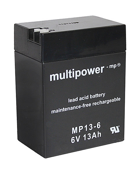 Multipower MP13-6 6V 13Ah Blei-Akku / AGM Batterie Multipower MP13-6 6V 13Ah Blei-Akku / AGM Batterie