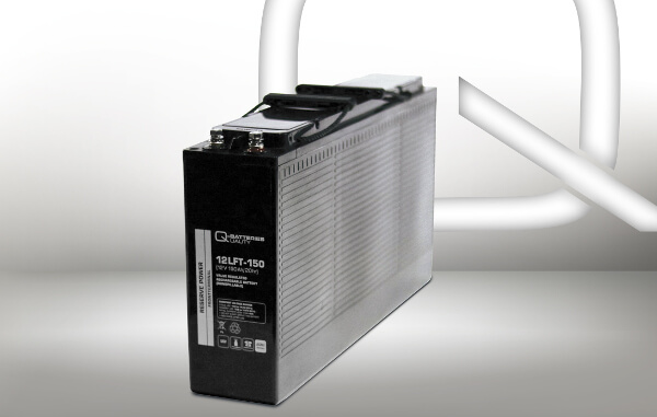 Q-Batteries Frontterminal 12LFT-150 12V 150Ah Blei-Akku / AGM Batterie