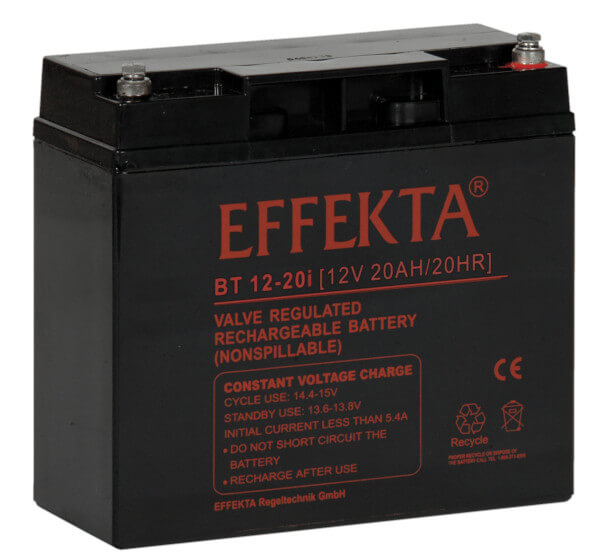 Effekta BT12-20I 12V 20Ah Blei-Akku / AGM Batterie Effekta BT12-20I 12V 20Ah Blei-Akku / AGM Batterie