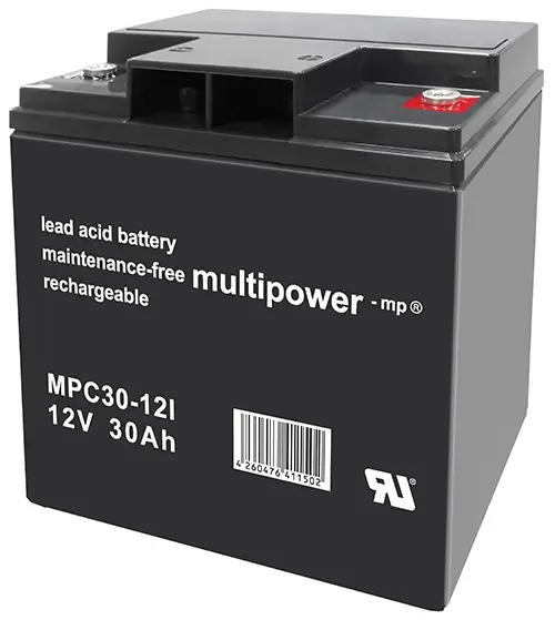 Multipower MPC30-12I | 12V 30Ah Blei-Akku / AGM Batterie Zyklenfest online bei pro-akkus kaufen