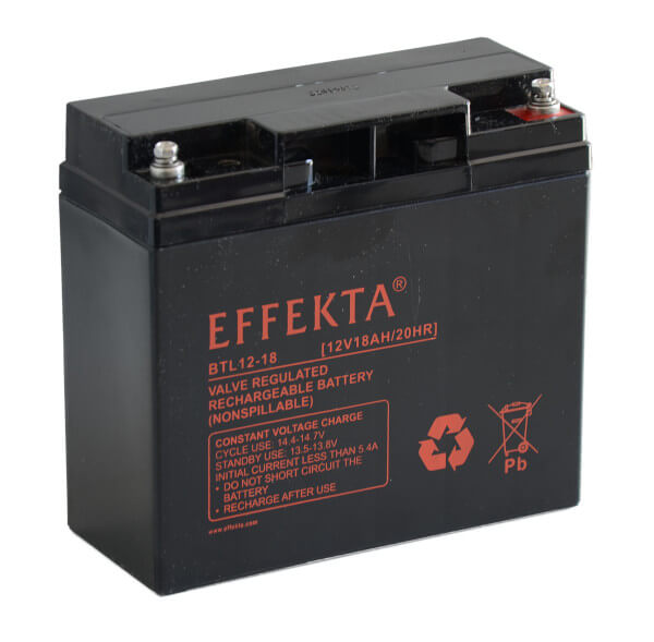 Effekta BTL12-18 - 12V 18Ah Blei-Akku / AGM Batterie