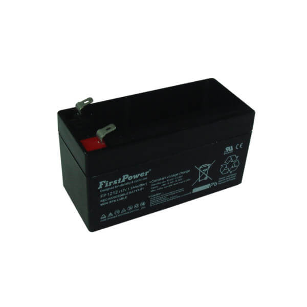 FirstPower FP1212 12V 1,2Ah Blei-Akku / AGM Batterie VdS FirstPower FP1212 12V 1,2Ah Blei-Akku / AGM Batterie VdS