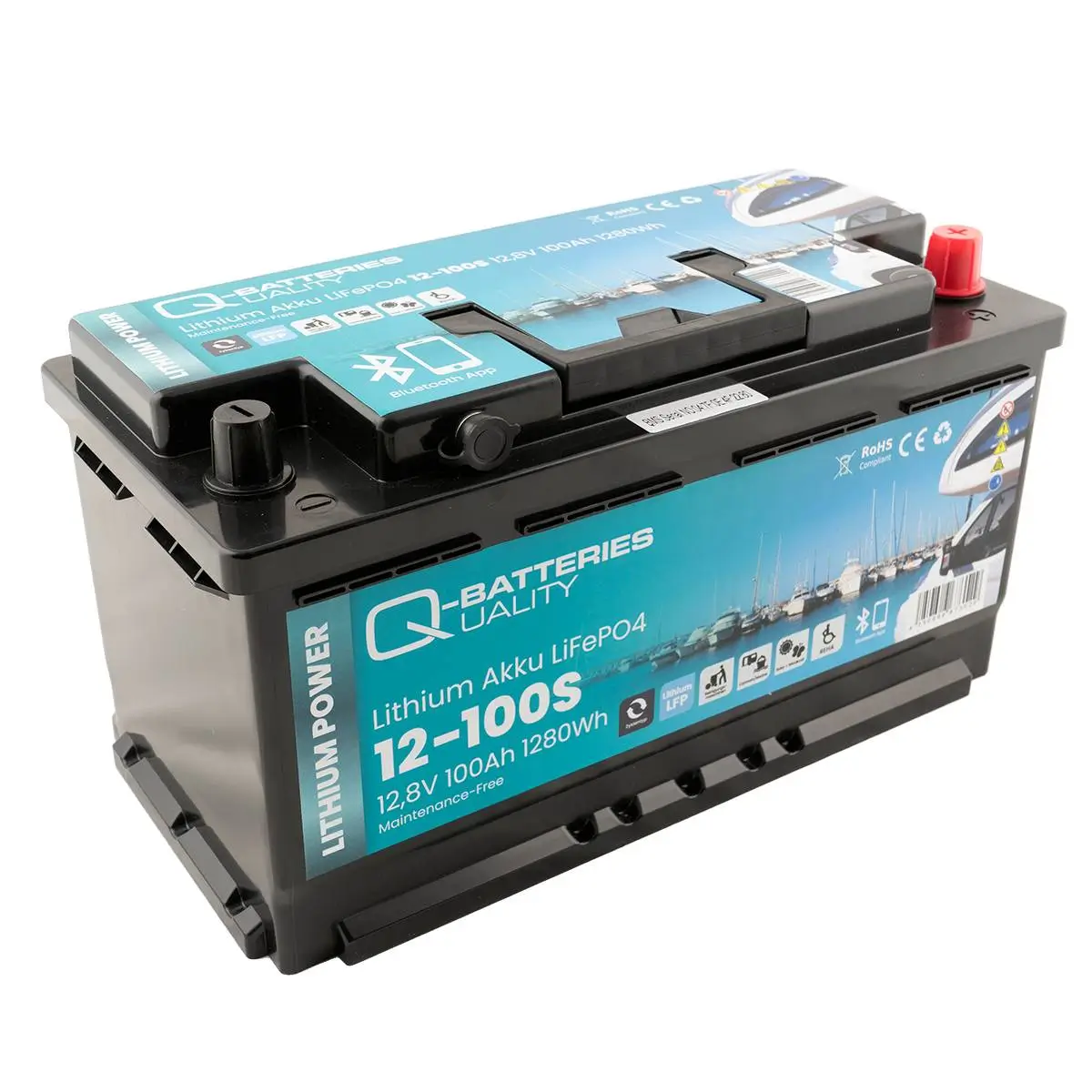 Q-Batteries LiFePO4 12-100S Lithium Akku - 12,8V | 100Ah online bei pro-akkus kaufen