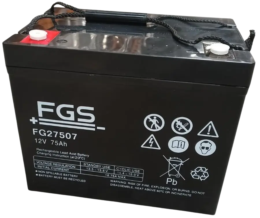 FGS FG27507 12V 75Ah Blei-AGM Akku Longlife