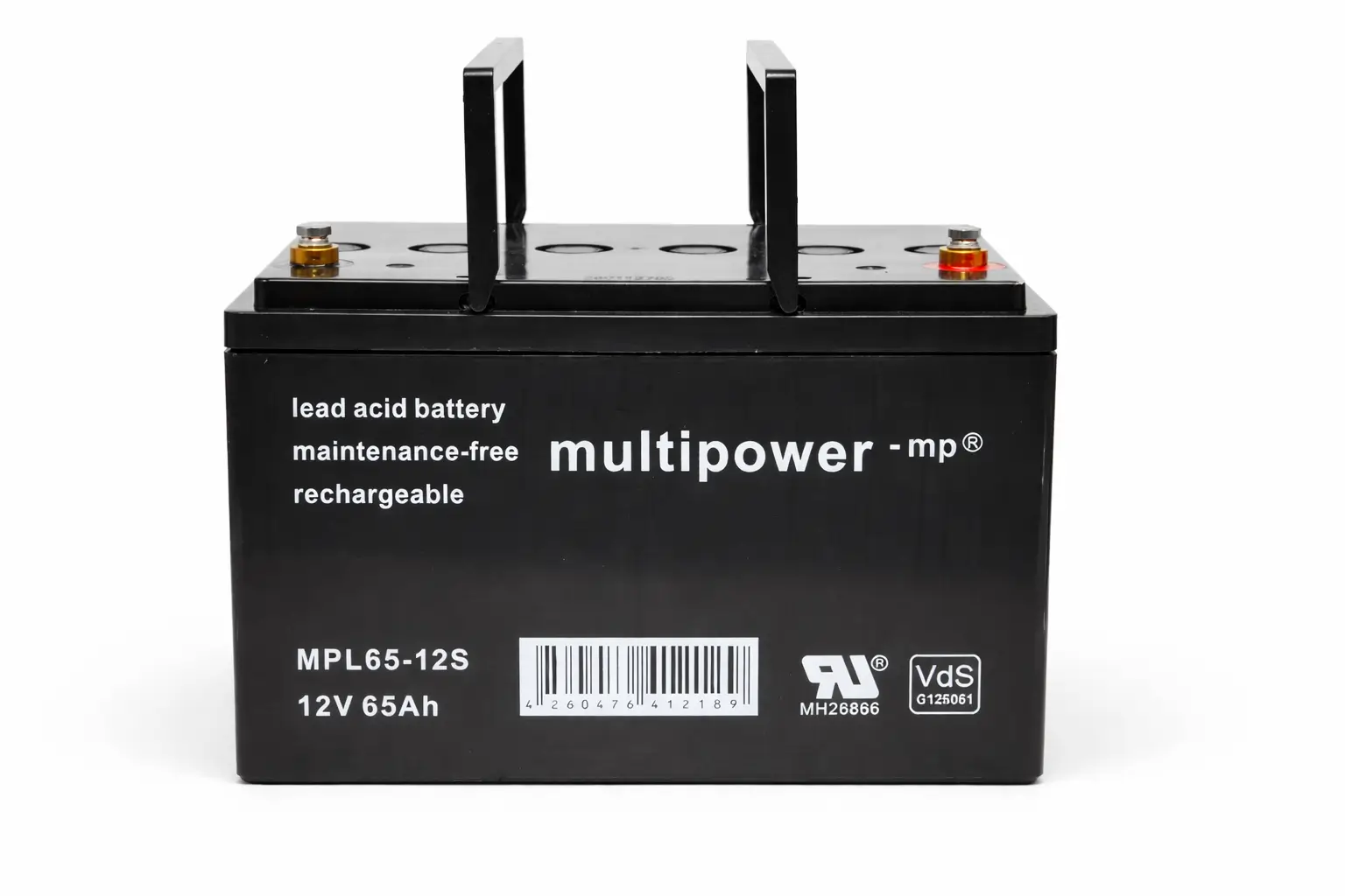 Multipower MPL65-12S AGM Akku 12V 65Ah | Longlife VRLA Batterie online bei pro-akkus kaufen
