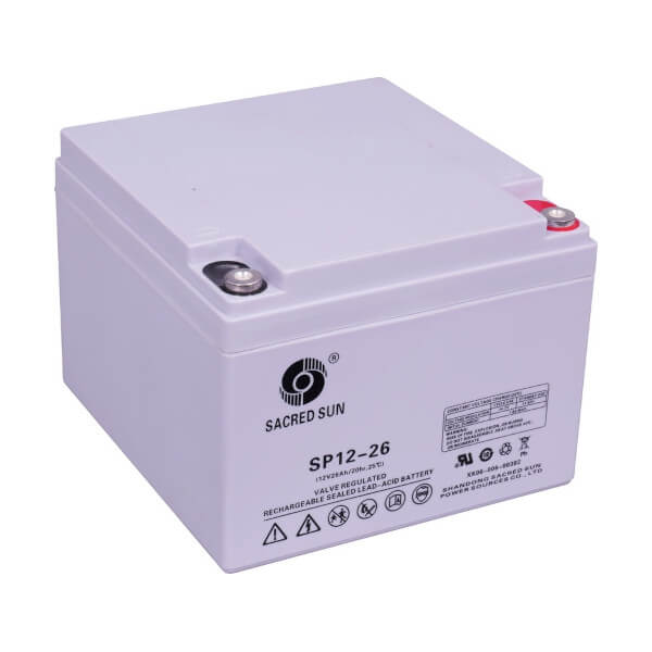 Sacred Sun SP12-26 AGM Batterie 12V 26Ah Long Life Akku online bei pro-akkus kaufen