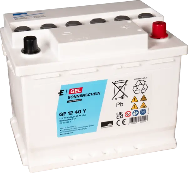 Sonnenschein GF12040Y - 12V 48Ah Blei-Gel Akku Zyklenfest online bei pro-akkus kaufen