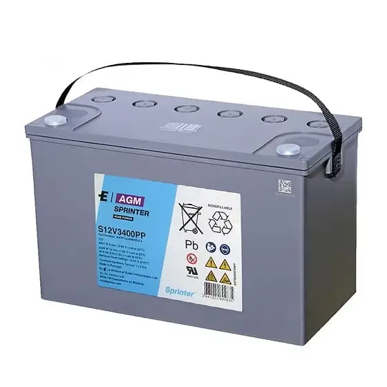 Exide Sprinter S12V3400PP - 12V 92,8Ah Blei-AGM Akku Hochstrom online bei pro-akkus kaufen