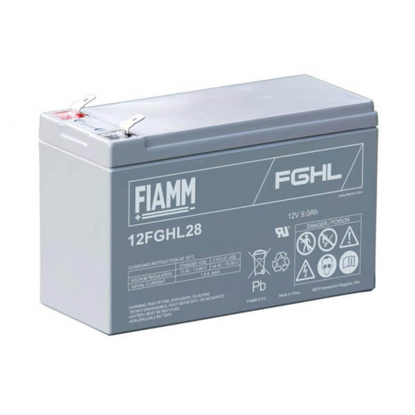 Fiamm 12FGHL28 12V 7,2Ah Blei-Akku / AGM Batterie Hochstrom Longlife