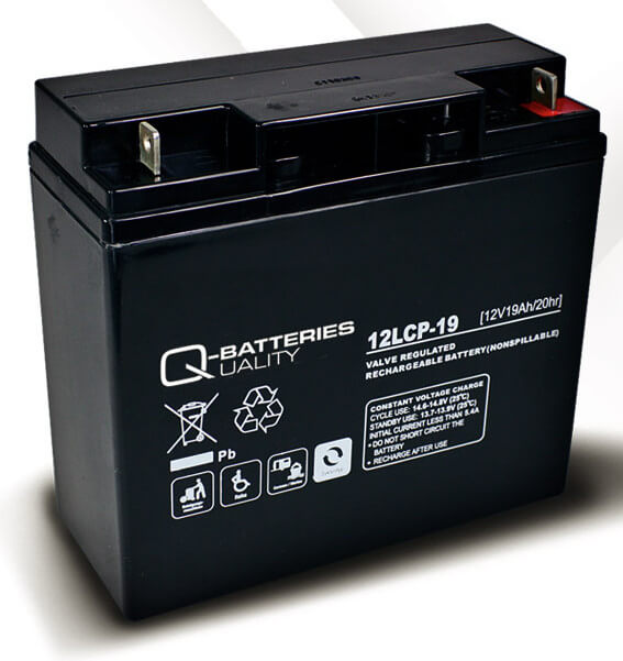 Akkus für Batterie-Scheuersaugmaschine Numatic TTB1840 - 2 x 12V 19Ah Batterie zyklenfest Akkus für Batterie-Scheuersaugmaschine Numatic TTB1840 - 2 x 12V 19Ah Batterie zyklenfest