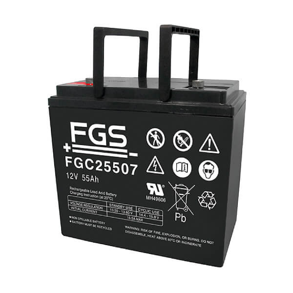 FGS FGC25507 12V 55Ah Blei-Akku / AGM Batterie Zyklentyp FGS FGC25507 12V 55Ah Blei-Akku / AGM Batterie Zyklentyp