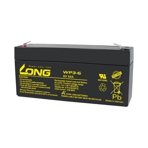 Kung Long WP3-6 Akku - 6V / 3Ah