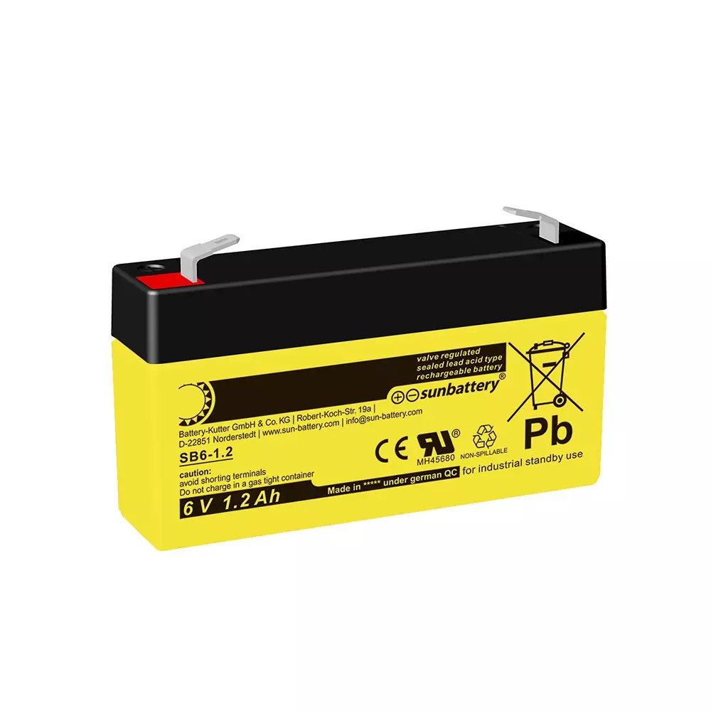 Panasonic LC-R061R3P kompatibler Akku - 6V | 1,2Ah Panasonic LC-R061R3P kompatibler Akku - 6V | 1,2Ah