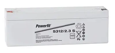 Exide Powerfit S312/2.3S - 12V | 2,1Ah AGM Bleiakku VdS Exide Powerfit S312/2.3S - 12V | 2,1Ah AGM Bleiakku VdS