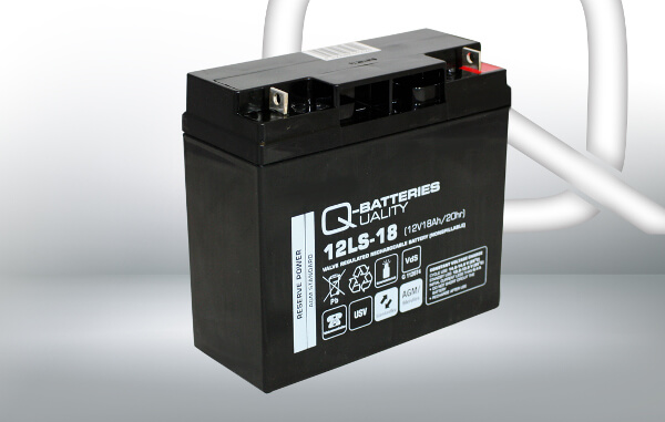 Q-Batteries 12LS-18 12V 18Ah AGM Batterie Akku VdS