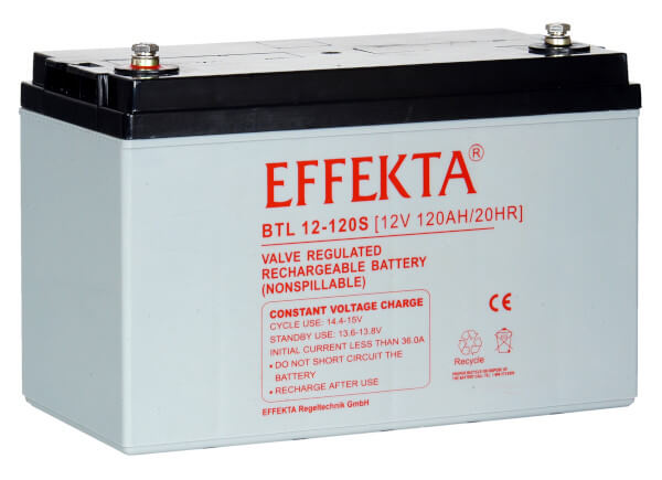 Effekta BTL12-120S 12V 120Ah Blei-Akku / AGM Batterie Effekta BTL12-120S 12V 120Ah Blei-Akku / AGM Batterie