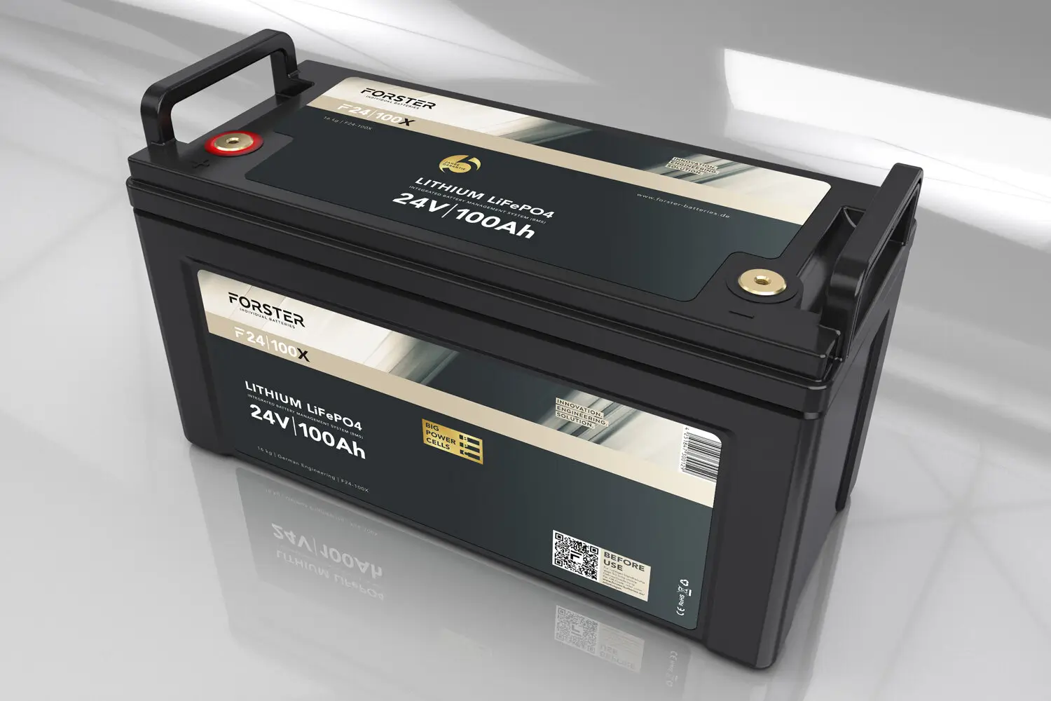 FORSTER F24-100X Lithium LiFePO4 Batterie - 25,6V | 100Ah online bei pro-akkus kaufen