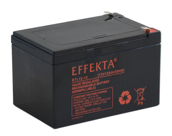 Effekta BTL12-12 - 12V 12Ah Blei-Akku / AGM Batterie Effekta BTL12-12 - 12V 12Ah Blei-Akku / AGM Batterie