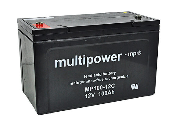 Multipower MPC100-12I 12V 100Ah Blei-Akku / AGM Batterie Zyklenfest Multipower MPC100-12I 12V 100Ah Blei-Akku / AGM Batterie Zyklenfest