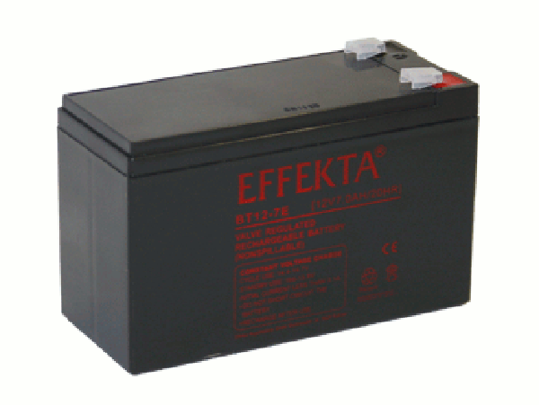 Effekta BT12-7E 12V 7Ah Blei-Akku / AGM Batterie Effekta BT12-7E 12V 7Ah Blei-Akku / AGM Batterie