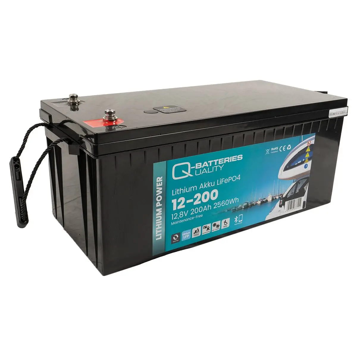 Q-Batteries LiFePO4 12-200 Lithium Akku - 12,8V | 200Ah online bei pro-akkus kaufen