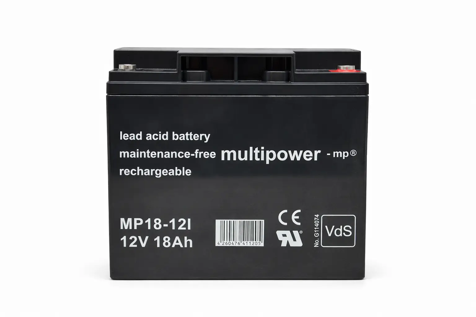 Multipower MP18-12I VdS AGM Akku 12V 18Ah online bei pro-akkus kaufen