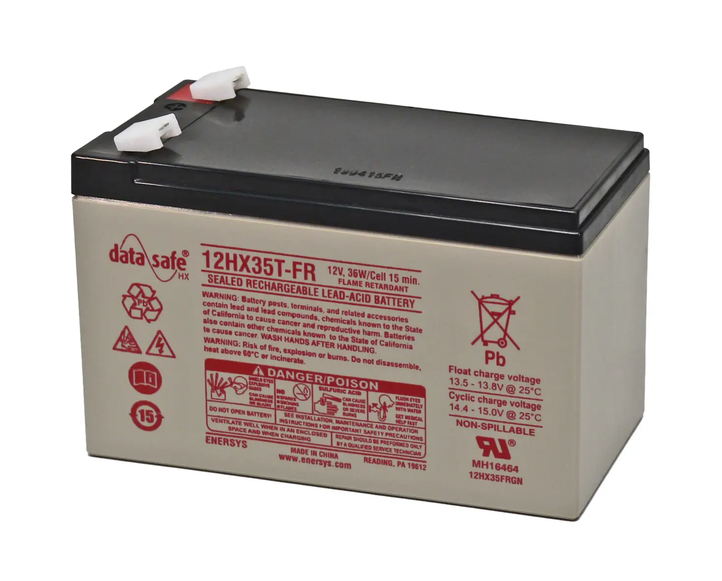 EnerSys DataSafe 12HX35FR - 12V | 7,6Ah Blei-Vlies (AGM) Akku EnerSys DataSafe 12HX35FR - 12V | 7,6Ah Blei-Vlies (AGM) Akku online bei pro-akkus kaufen