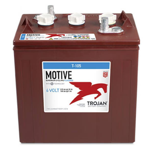 Trojan T-105 EAPT 6V 225Ah  Deep Cycle Nassbatterie