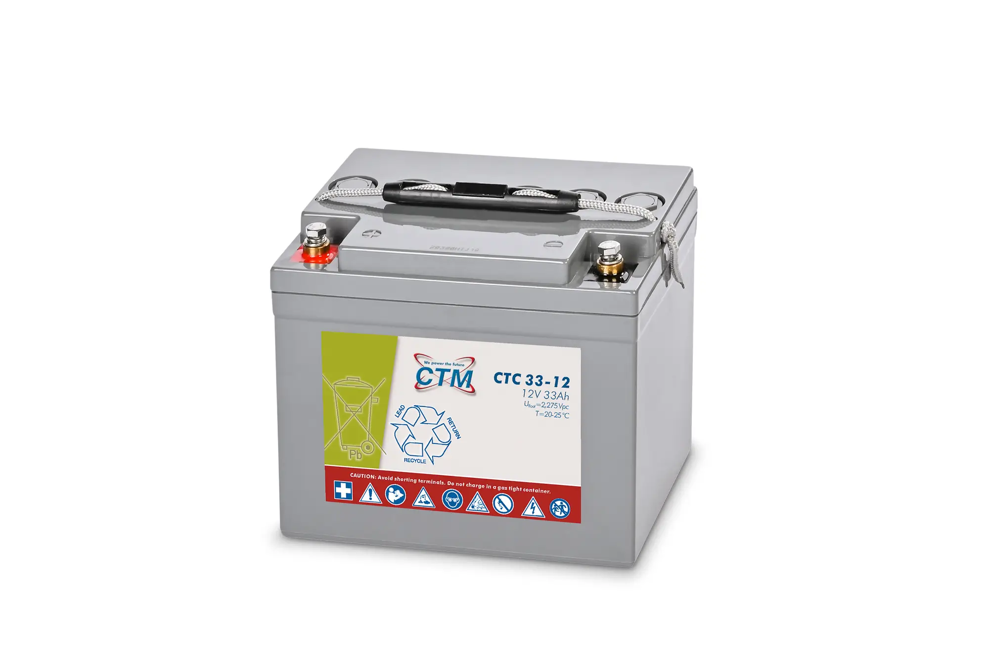CTM CTC33-12 - 12V | 33Ah Blei-Gel Akku CTM CTC33-12 - 12V | 33Ah Blei-Gel Akku