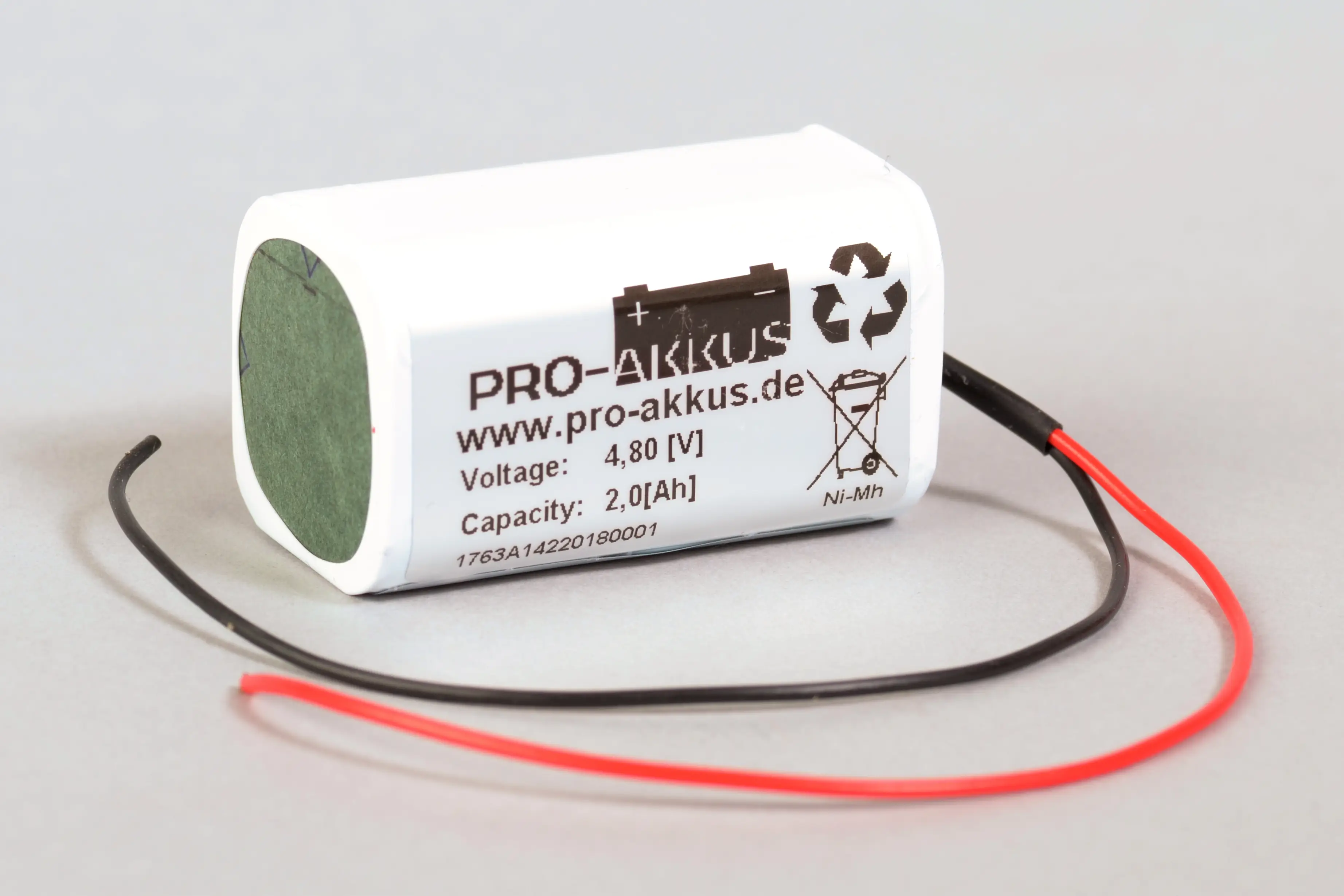 NiMH Notbeleuchtung Akku 4,8V / 2000mAh online bei pro-akkus kaufen