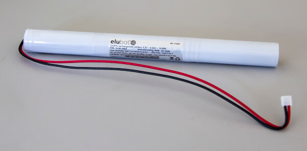ELUBAT LiFePO4 Notbeleuchtung Akku 3.2V / 4,5Ah Ref:275809 ELUBAT LiFePO4 Notbeleuchtung Akku 3.2V / 4,5Ah Ref:275809