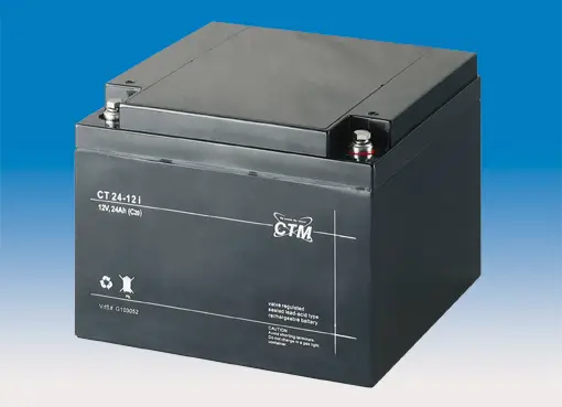 CTM CT24-12i - 12V | 24Ah AGM Bleiakku VdS CTM CT24-12i - 12V | 24Ah AGM Bleiakku VdS