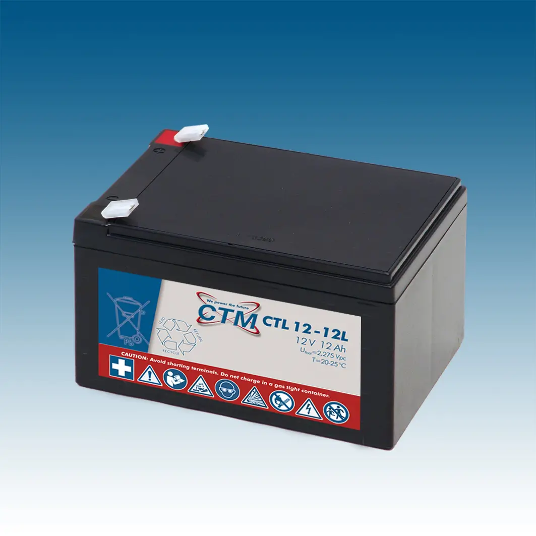 CTM CTL12-12L - 12V | 12Ah AGM Bleiakku Longlife CTM CTL12-12L - 12V | 12Ah AGM Bleiakku Longlife