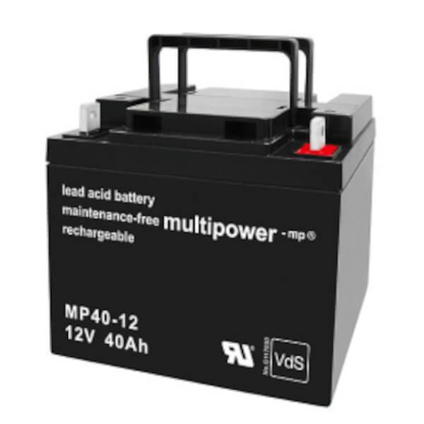 Multipower MP40-12 VdS 12V 40Ah Blei-Akku / AGM Batterie online bei pro-akkus kaufen