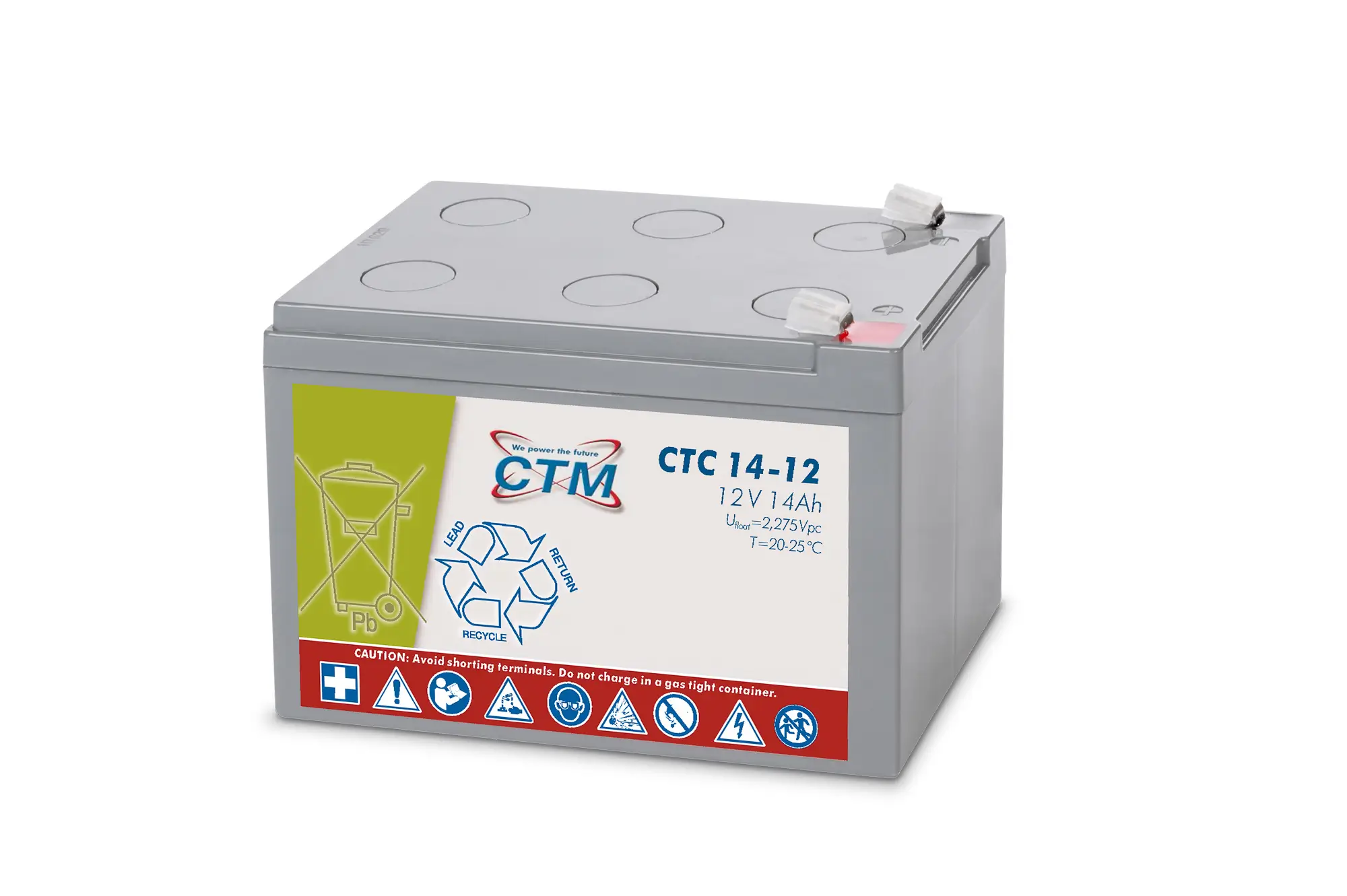 CTM CTC14-12 - 12V | 14Ah Blei-Gel Akku CTM CTC14-12 - 12V | 14Ah Blei-Gel Akku