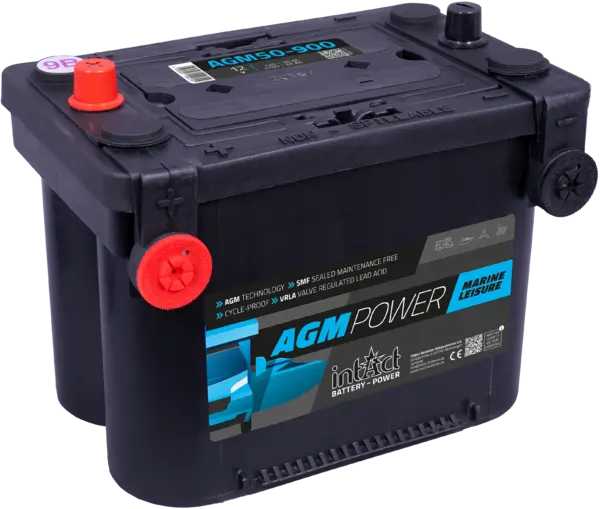intAct AGM50-900 | 12V 50Ah AGM-Power Batterie online bei pro-akkus kaufen