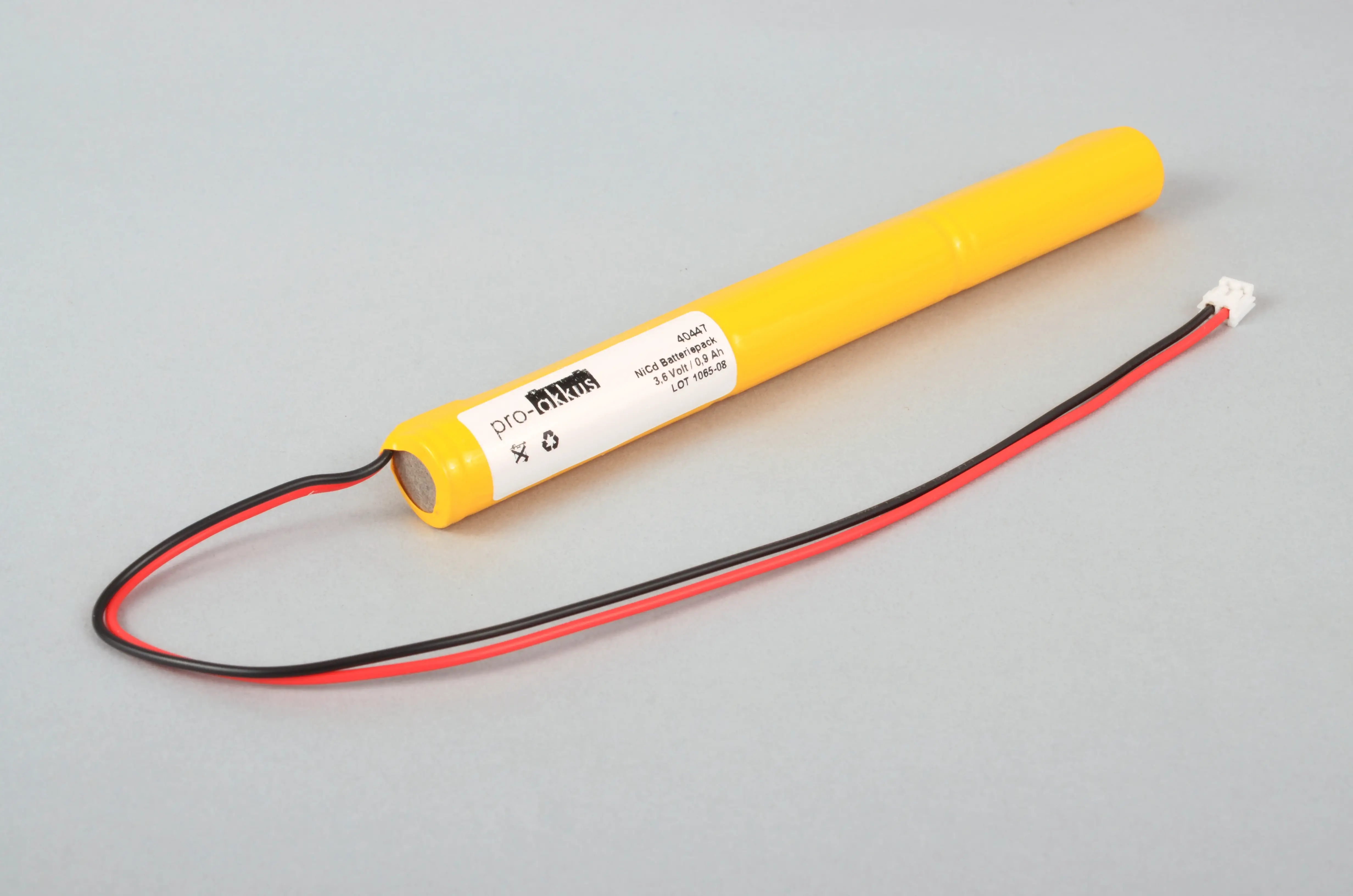 NiCd Notbeleuchtung Akku 3,6V / 900mAh passend für 784152130