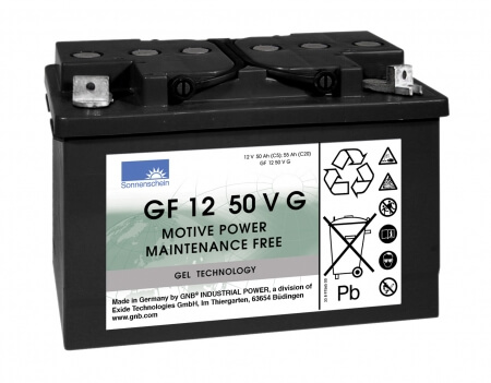 Sonnenschein GF12050VG 12V 50Ah Blei-Gel Akku Zyklenfest