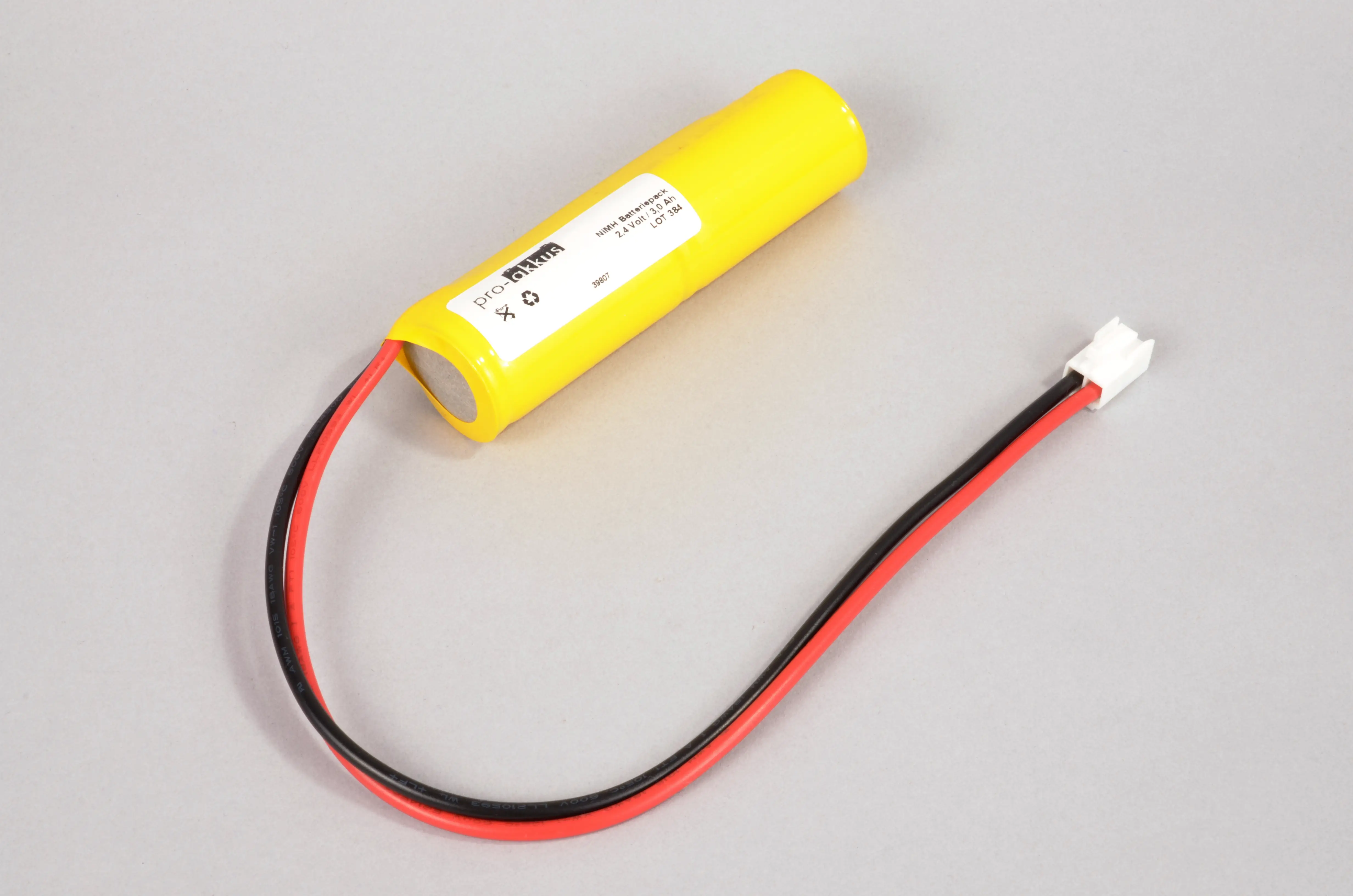 NiMh Notbeleuchtung Akku 2,4V / 3000mAh passend für olympia electronics B-971/HT  online bei pro-akkus kaufen