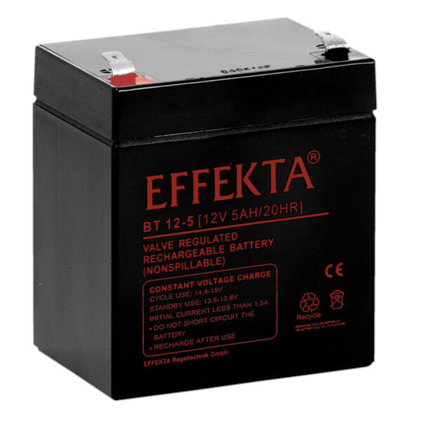 Effekta BT12-5 12V 5Ah Blei-Akku / AGM Batterie Effekta BT12-5 12V 5Ah Blei-Akku / AGM Batterie